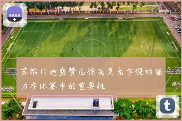苏维门迪盛赞厄德高灵光乍现的能力在比赛中的重要性